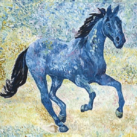 Happiness by Kathy Leland, oil on canvas
