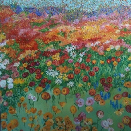 Field of Faith by Kathy Leland, oil on canvas