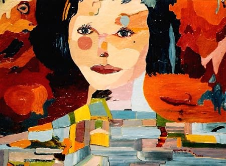 Dream Girl by Kathy Leland, oil on canvas