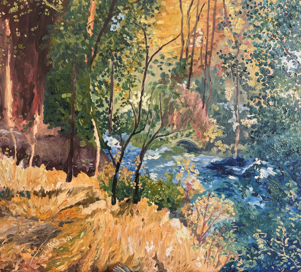 Utah Landscape by Kathy Leland, oil on canvas