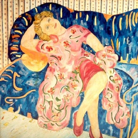 Day Dreamer by Kathy Leland, oil on canvas