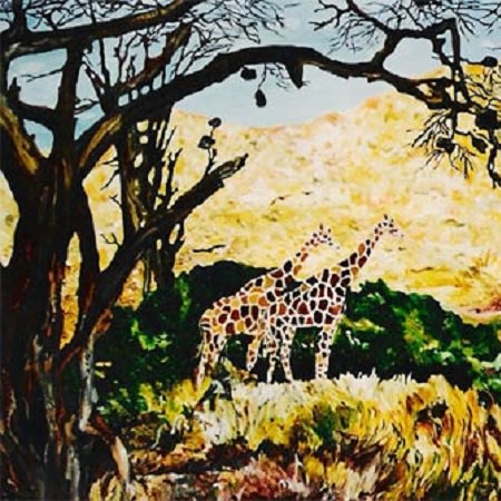 Africa by Kathy Leland, oil on canvas