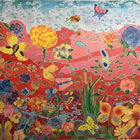 A Child's Garden by Kathy Leland, oil on canvas