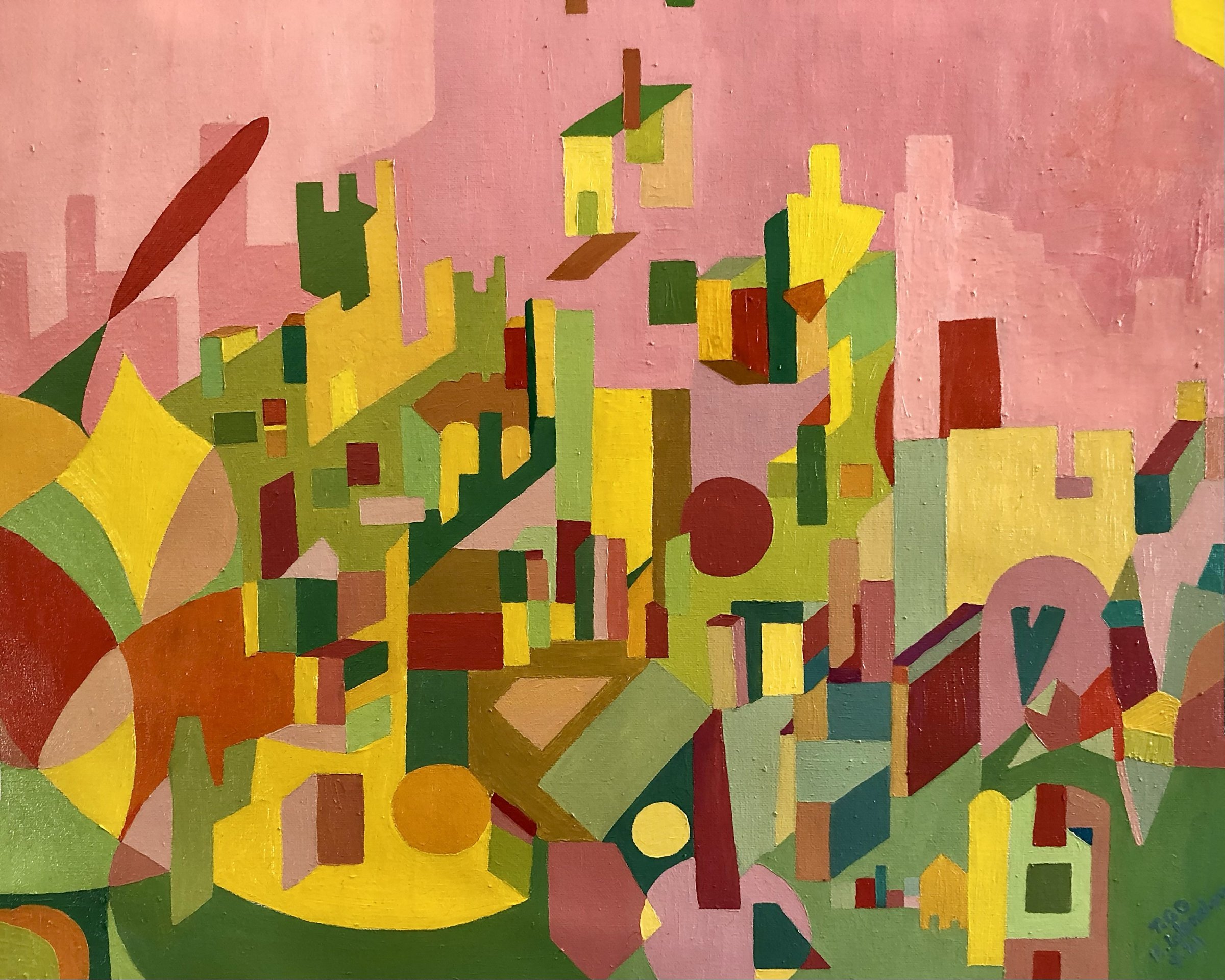 Shape of Things by Kathy Leland, oil on canvas