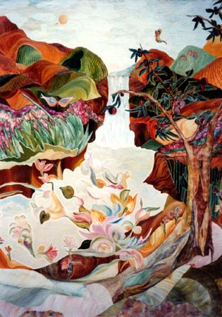 Garden of Eden by Kathy Leland, oil on canvas